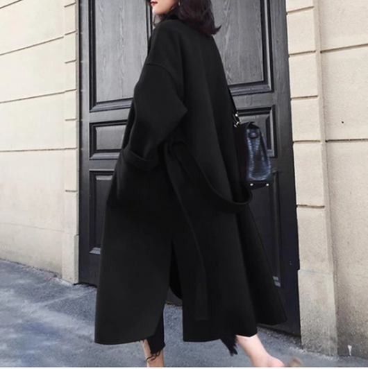 Abrigo de Lana Midi Elegante Hasta la Rodilla - Image 4