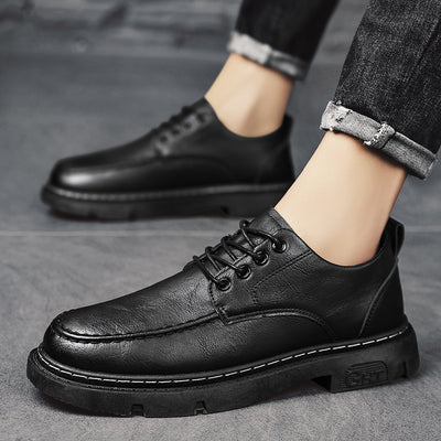 Botas Martin de Cuero Casual Estilo Británico