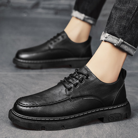 Botas Martin de Cuero Casual Estilo Británico