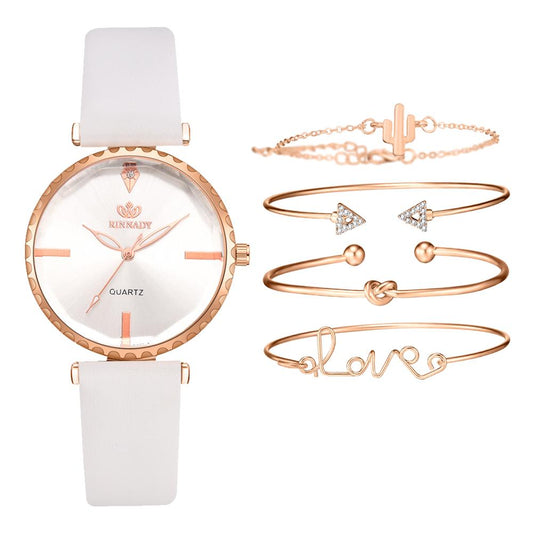 Reloj de Cuarzo Clásico para Mujer con Pulsera Combinada