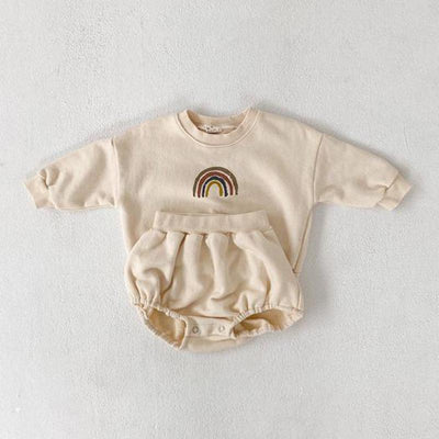 Conjunto Infantil de Manga Larga y Shorts - Image 5