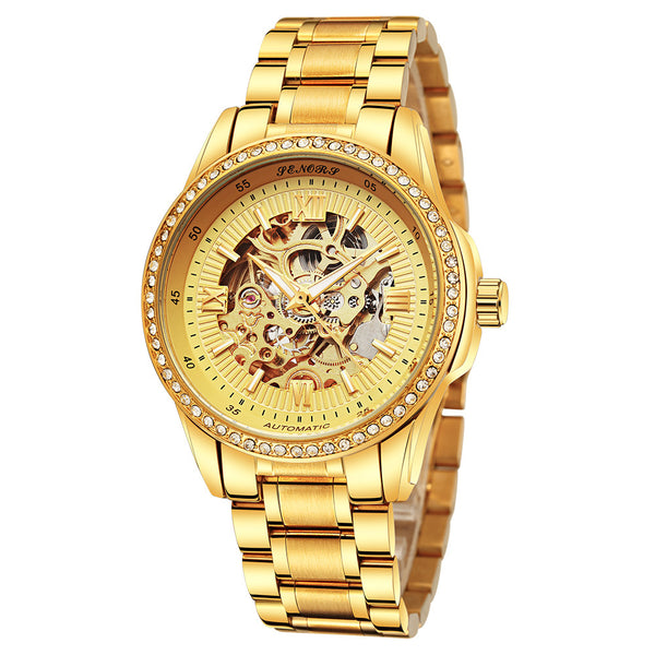Reloj Mecánico Automático Hueco Senas SN019 - Elegancia Profesional y Resistencia al Agua