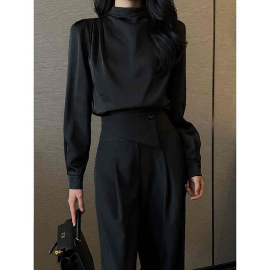 Blusa Elegante Reductora de Otoño para Mujer - Image 3