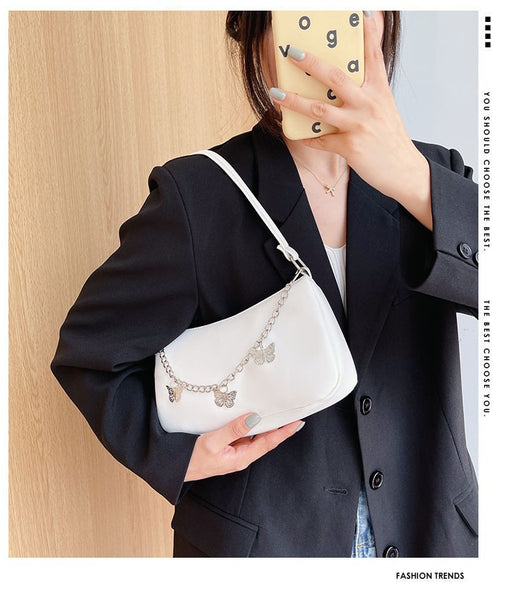 Bolso Bandolera Mariposa con Cadena - Cartera Versátil Comodidad Diaria - Image 13