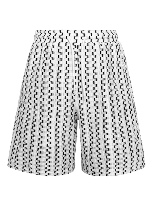Conjunto Casual de Camisa a Rayas y Shorts para Hombre - Image 15