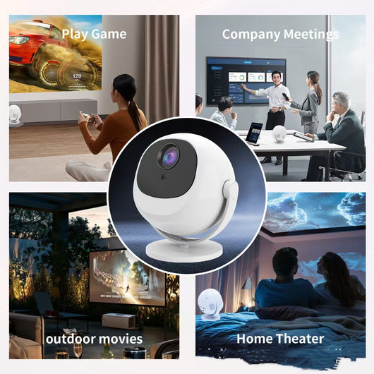 Proyector Inteligente Android 11 con Enfoque Automático, Bluetooth 5G Dual y HD - Image 8
