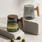 Tazas de Vidrio con Separador para Té e Infusiones