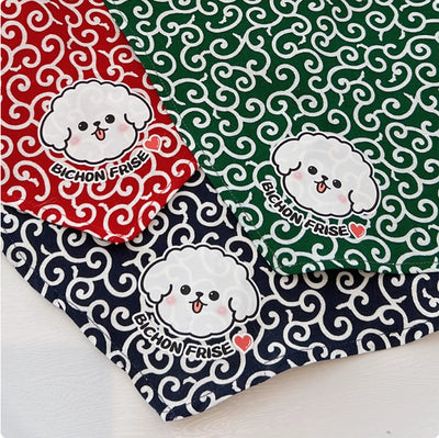 Pañoleta Triangular para Mascotas con Encaje Floral Tang - Image 6