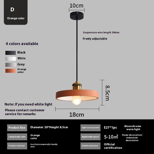 Lámpara Colgante de Hierro para Comedor, Dormitorio y Barra - Image 9