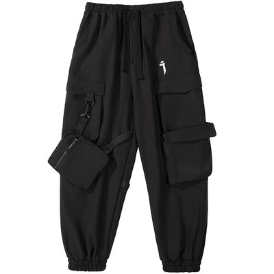 Pantalones Cargo Jogger Holgados con Bolsillos y Cinta Lateral para Hombre - Image 6