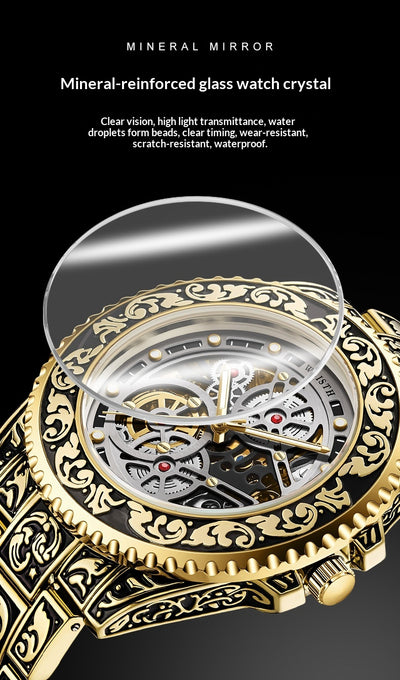 Reloj Automático Luminoso para Hombre - Diseño Vintage Clásico - Image 6
