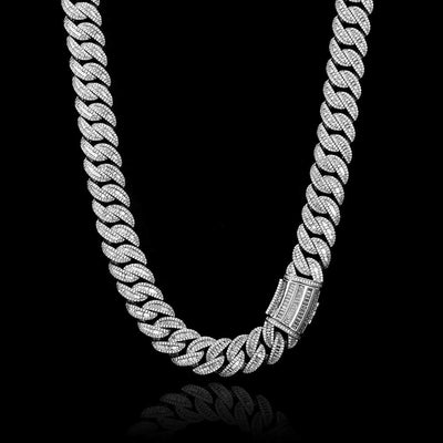 Cadena Cubana Miami 15mm-20mm Chapada en Oro Real con Cierre Tipo Buckle - Image 19