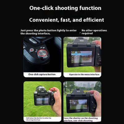Cámara DSLR Principiante con Pantalla Articulada para Selfies - Image 4