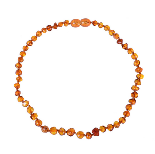Collar de Ámbar Báltico Natural con Cadena para Bebés - Image 6