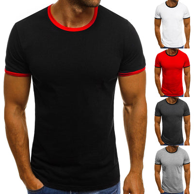 Camiseta Casual Manga Corta Cuello Redondo para Hombre - Image 3