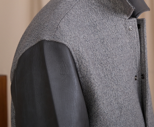 Saco Formal con Diseño Patchwork y Solapas - Calidez y Estilo - Image 11
