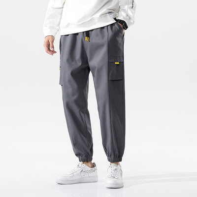Pantalones Joggers Hombre Tendencia Cintura Elástica Corte Moderno - Image 10