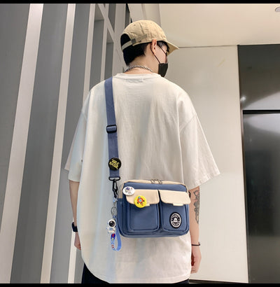 Bolsa Mensajera Crossbody para Hombre con Distintivo - Image 38
