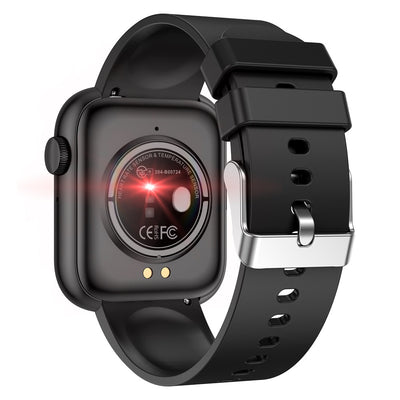 Reloj Inteligente QX7 con Monitor de Temperatura, Llamadas Bluetooth y SOS - Image 2