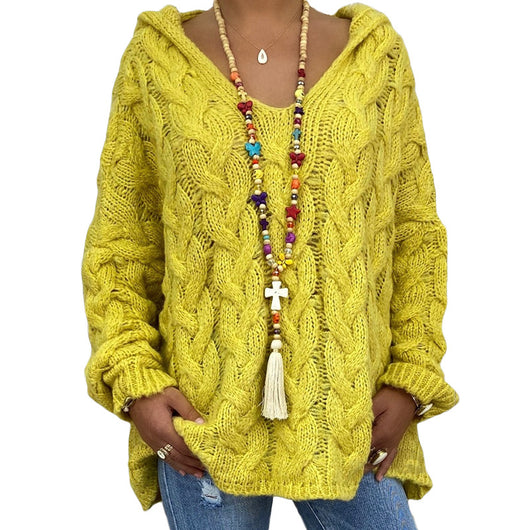 Sudadera Tejida de Color Puro con Giro - Image 13