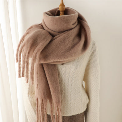 Bufanda Térmica Versátil con Borlas Extendidas para Invierno - Image 10