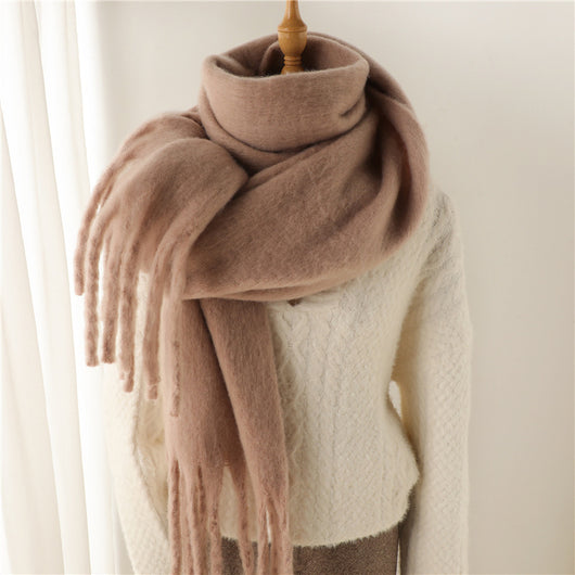 Bufanda Térmica Versátil con Borlas Extendidas para Invierno - Image 10