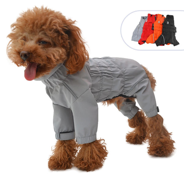 Impermeable para Perros de Cuatro Patas - Ropa Protectora para Mascotas