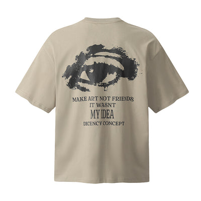 Camiseta Suelta Oversize para Hombre - Estilo Casual Moderno