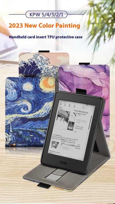 Funda Protectora de Cuero Pintado para Jóvenes - 6 Pulgadas - Image 18