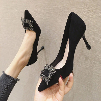 Tacones Stiletto Puntiagudos Versátiles para Mujer - Image 4