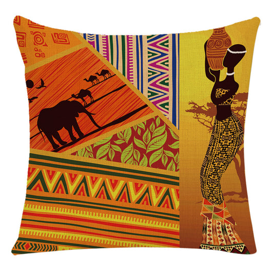 Funda de Cojín Decorativa Africana para Cama y Auto - Image 25