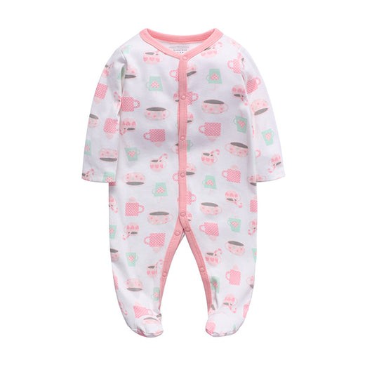 Mameluco de algodón estampado para bebé - Image 3
