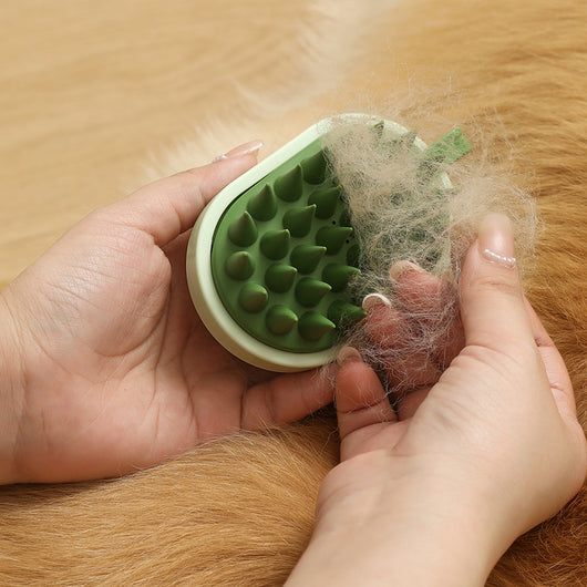 Peine Masajeador de Silicona para Baño - Removedor de Pelo para Perros y Gatos - Image 4