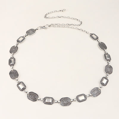 Cadena de Cintura Bohemia Dorada - Cinturón Metálico Delgado Versátil para Faldas - Image 17
