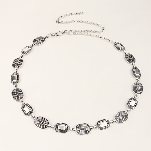 Cadena de Cintura Bohemia Dorada - Cinturón Metálico Delgado Versátil para Faldas - Image 17