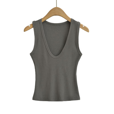 Top Corto Escote en U Profundo para Mujer - Image 16