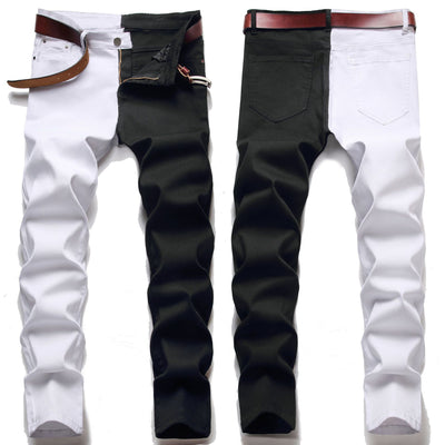 Jeans Slim Fit Elásticos con Costuras Decorativas para Hombre - Image 12