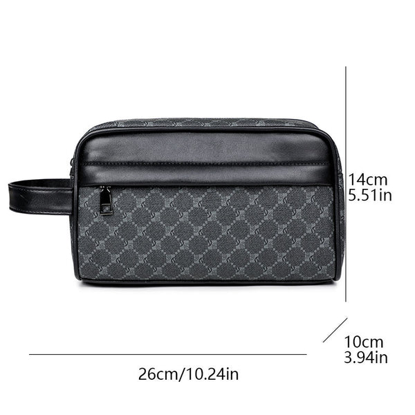 Cartera Vintage para Hombre con Estampado Artístico