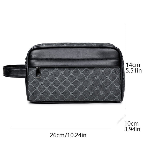 Cartera Vintage para Hombre con Estampado Artístico