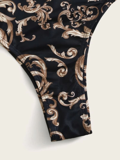 Traje de Baño Estampado de Una Pieza para Mujer - Image 3
