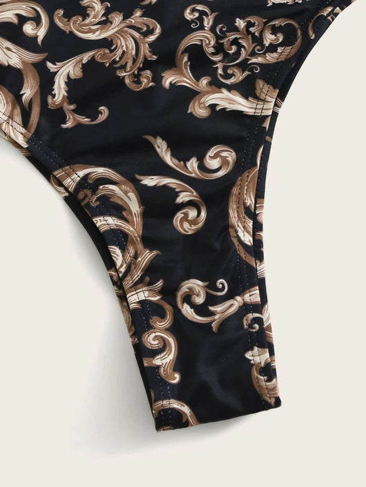 Traje de Baño Estampado de Una Pieza para Mujer - Image 3