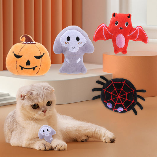 Juguete de Peluche Interactivo Halloween para Gatos - Image 11