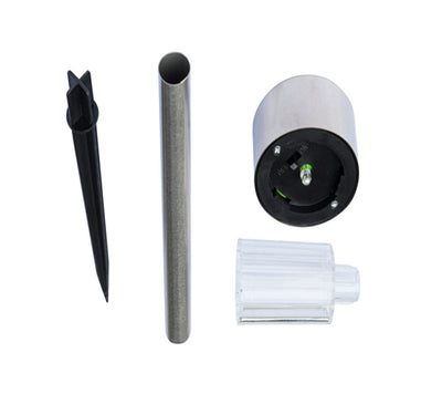 Lámpara Solar LED para Jardín - Tubo de Acero Inoxidable Impermeable - Image 5