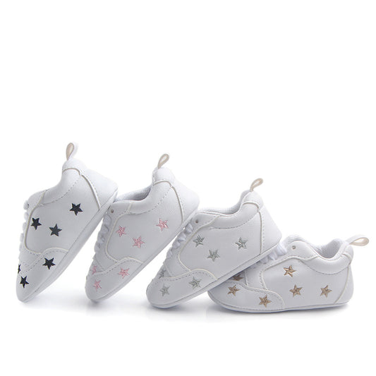 Zapatos Deportivos para Bebé Primavera-Otoño con Suela Suave y Estrella Roja - Image 2