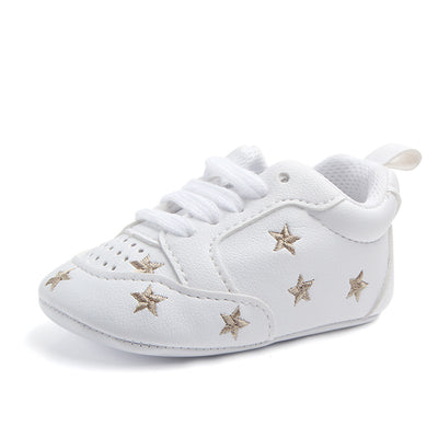 Zapatos Deportivos para Bebé Primavera-Otoño con Suela Suave y Estrella Roja - Image 8