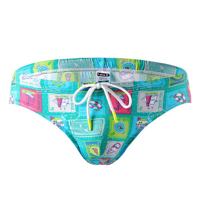 Traje de Baño Estampado de Nylon para Hombre - Image 12