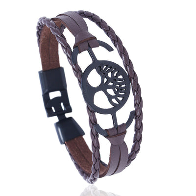 Pulsera de Cuero con Doble Hebilla - Image 7