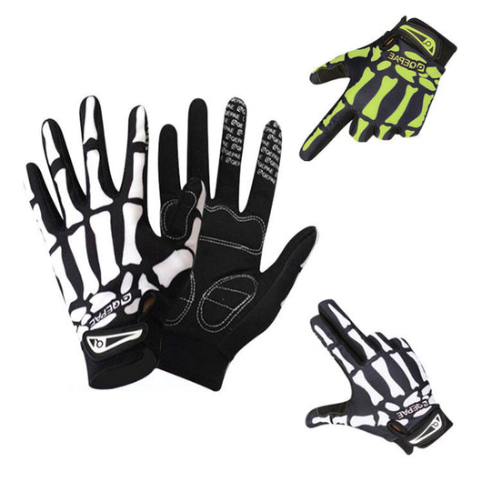 Guantes de Motocicleta Full Finger con Protección de Cráneo