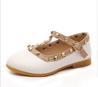 Zapatos de Niña Coreanos de Moda Otoñal con Remaches - Zapatillas Princesa para Baile - Image 8