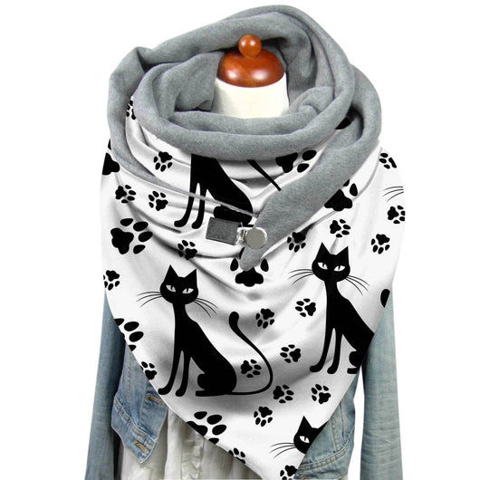 Chal Grueso Versátil para Halloween - Elegancia Simple y Moderna - Image 8